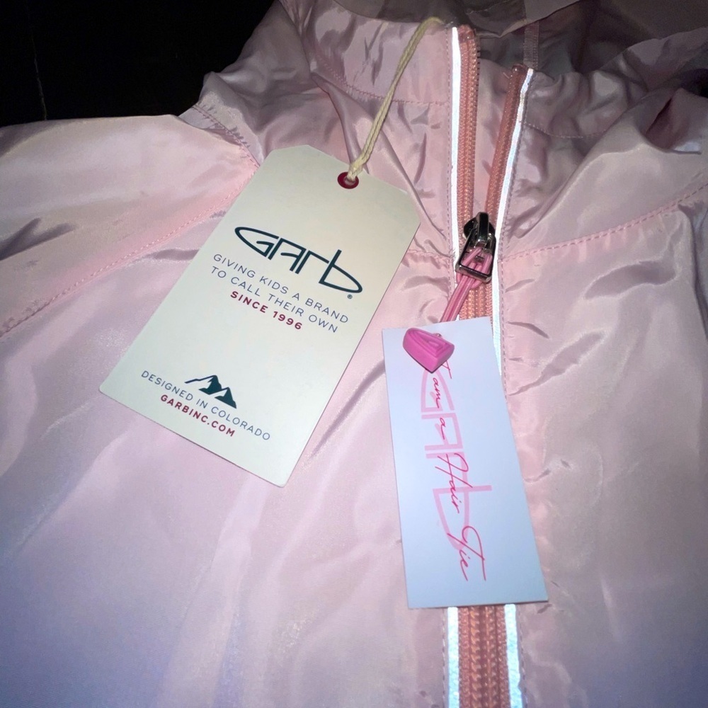 Garb Sutton Girls Rain Coat Pink Size Teen 13-14 NWT - Picture 3 of 8